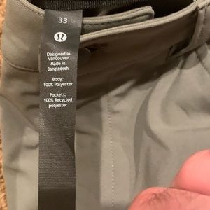 Lululemon abc slim pant 33x32 brand new with out tags